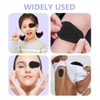40pcs Sterile Non-Woven Eye Pads Patches, Black Eye Patches for