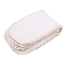 10Pcs Baby Nappies, Cotton Soft Breathable Good Water Absorption Reusable Nappy Liners Insert Cloth Diapers Cloth Diaper