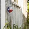104-105TX La Crosse 5" Texas Flag Indoor/Outdoor Dial Thermometer with