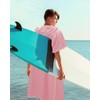 AKASENKO Poncho de Surf, Albornoz de Playa, Poncho Toalla,Bata de
