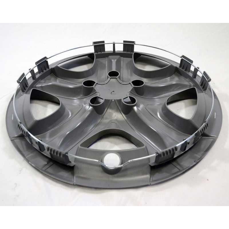Brighter Design Set of 4 Silver w/Black 5 Spoke 17"