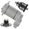 Caltric Starter With Drive Bendix and Relay Solenoid for Polaris