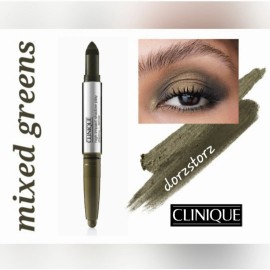 CLINIQUE High Impact Shadow Play Shadow + Definer *MIXED GREENS* / 0.06 oz / NIB