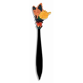 LX Wholesale Pack Handpainted Pink Yellow Butterfly Insect Letter Opener (Set of 12)
