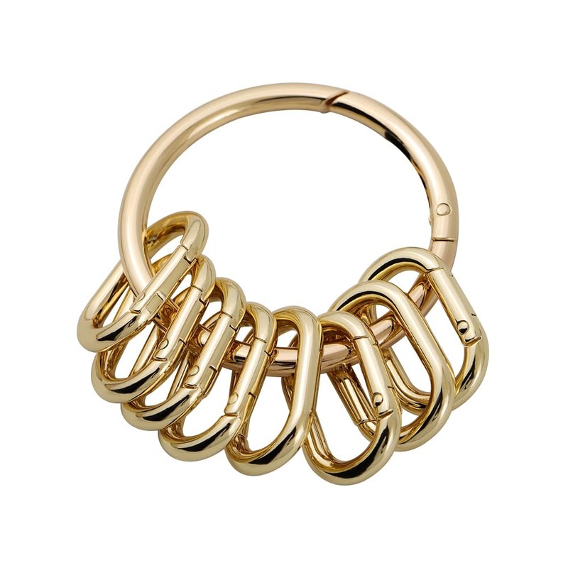 Tanjun 1 + 8 Pcs, Round Key Holder + Oval