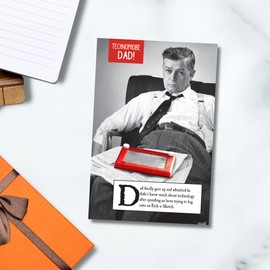 Morphed, Birthday Card Dad, Dad Birthday Card, Funny Birthday Card Dad