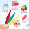 30 bandas elásticas dentales multicolor para tirantes, de plástico, desechables,
