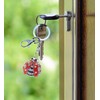 Puzzled Ladybug Sparkling Charm Elegant Keychain