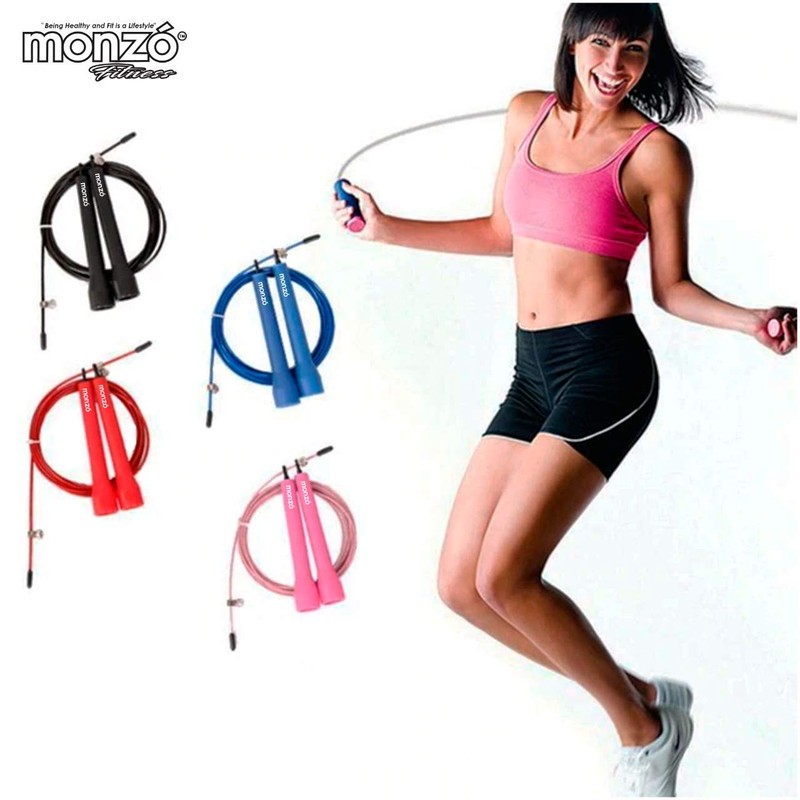 MONZÓ, Cuerda para Saltar, ideal para Crossfit (double unders, triple