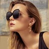 Kakonia Gold Clip On Earrings for Women Trendy Non Piercing