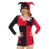 Underboss Harley Quinn Diamonds Womens Hooded Romper (Medium)