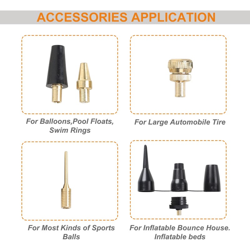 FYPower 10 Pieces Heavy Duty Air Compressor Accessory Kit, 100PSI