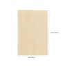 20 Pack Wood Sheets 5.9 x 3.9 x 0.08 Inch