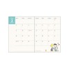 Sun-Star Stationery Snoopy Goods Character Planner 2026 Monthly A6 Mint