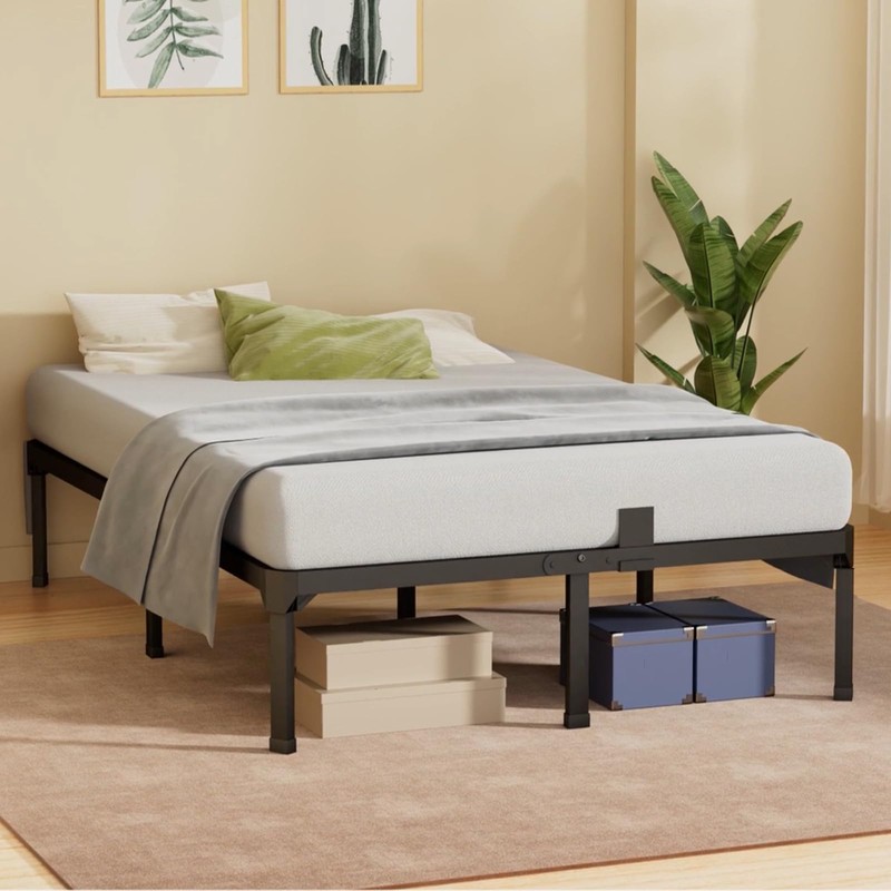 ROIL 14 Inch Twin Size Bed Frame with Mattress Slide