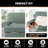 PrinceDeco T Cushion Loveseat Slipcover 3 Pieces Sofa Covers for