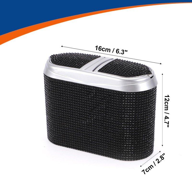 ACROPIX Car Trash Can Trash Bin Hanging 6.3" Length 2.8"