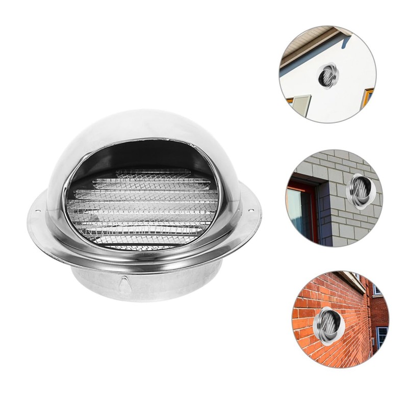 TEHAUX Exhaust Vent Cover Outdoor Wall Mounted Exhaust Vent Cap