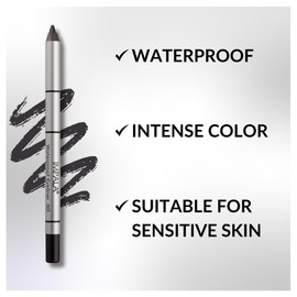 IMPALA | Creamy Waterproof Black Eyeliner Pencil 301 | Defined Contour or Smokey Effect | Dense and Creamy Texture, Easy to Apply | Bright, Long-Lasting, and Water-Resistant Color