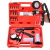 beduan 23pcs Brake Bleeder Kit Hand Held Vacuum Pump Tester, Including 2 Bottles, High Pressure Bleeder for Automotive