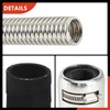 A-Premium 24" Universal Flexible Radiator Hose - Stainless Steel Water