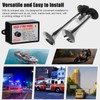 110dB Dual Trumpet Air Horn Loud Electric Horn 12-24V with
