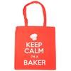Hippowarehouse Keep Calm I'm a Baker Tote Shopping Gym Beach