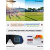 SCVCN Baseball Glasses Youth Polarized Sports Sunglasses Boys Girls Kids