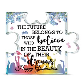 Graduation Gifts For Her Him 2026 Graduation Gift For Students Inspirational Acrylic Plaque Desk Decor For Graduates Class Of 2026 Friends Coworkers Teachers Graduations Decorations
