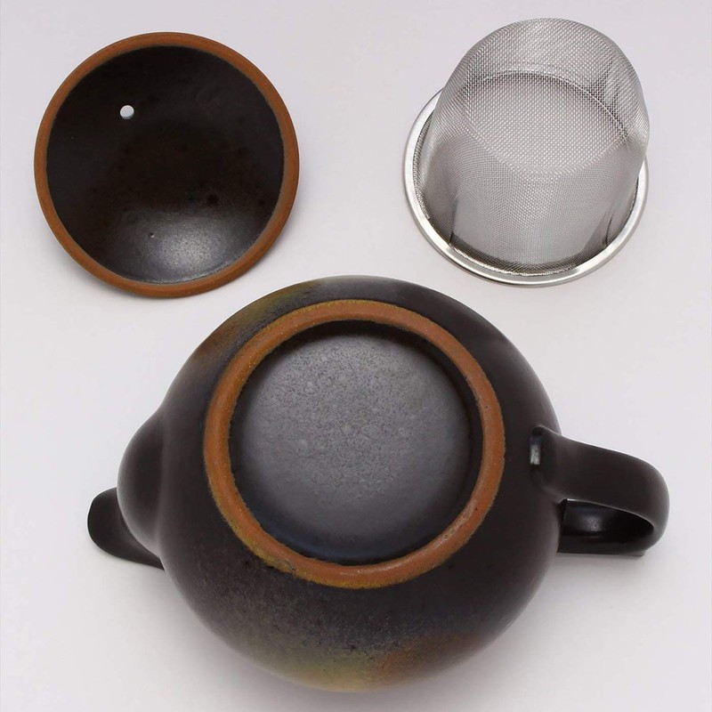 Minoyaki Generous Pouring and Fluffy Pot, Capacity Approx. 450ml, for