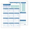 ComplyRight 2026 Attendance Calendar Card, White, Pack of 50