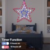 4th of July Patriotic Red White and Blue Decorations Lights,