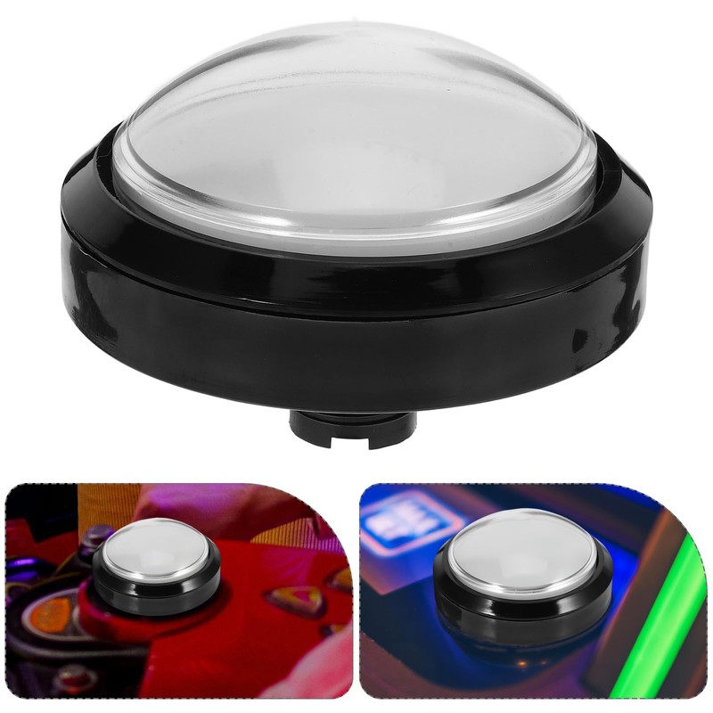 Vaguelly Large Arcade Game Button 3.94 Inch Self-Reset Push Button