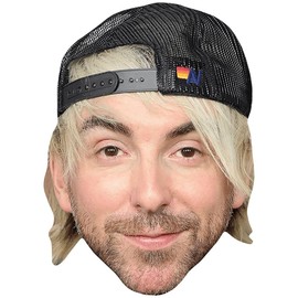 Alex Gaskarth (Blonde) Celebrity Mask, Flat Card Face, Fancy Dress Mask