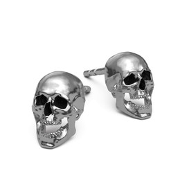 Skulls Earrings, Handcrafted in 925 Sterling Silver