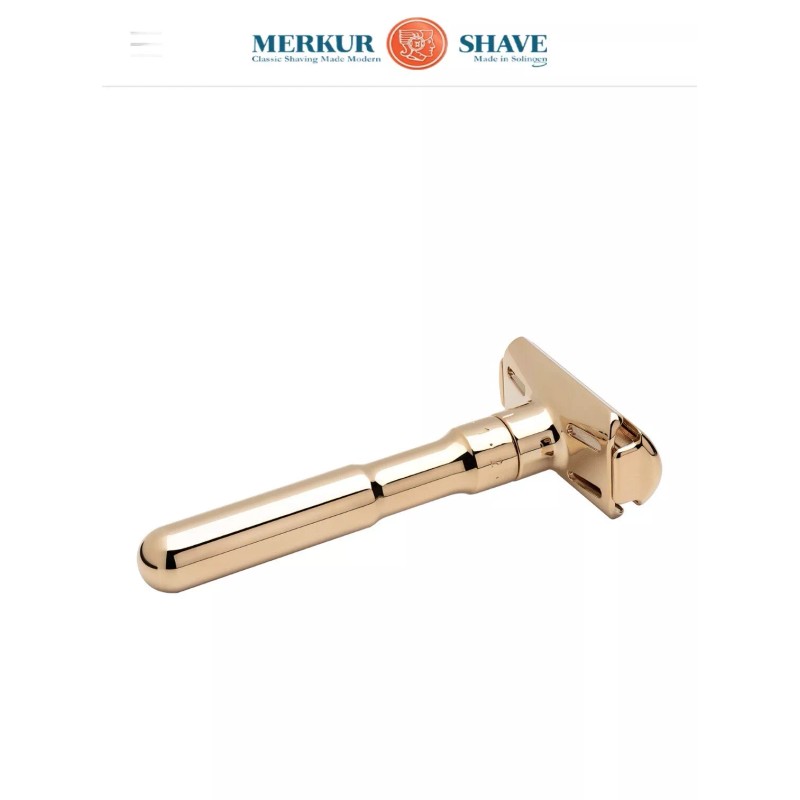 MERKUR FUTUR Adjustable Double Edge Safety Razor - Polished Chrome