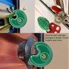 Unity Same Keyed Green Disc Padlock 2-3/4" (70mm) Premium self