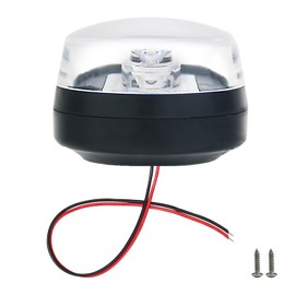 CLGmarine Anchor Lights,Boat Tower Light,Bimini Top LED Waketower All-Round 360 Degree White, USCG Certified 2NM,10-30Volt