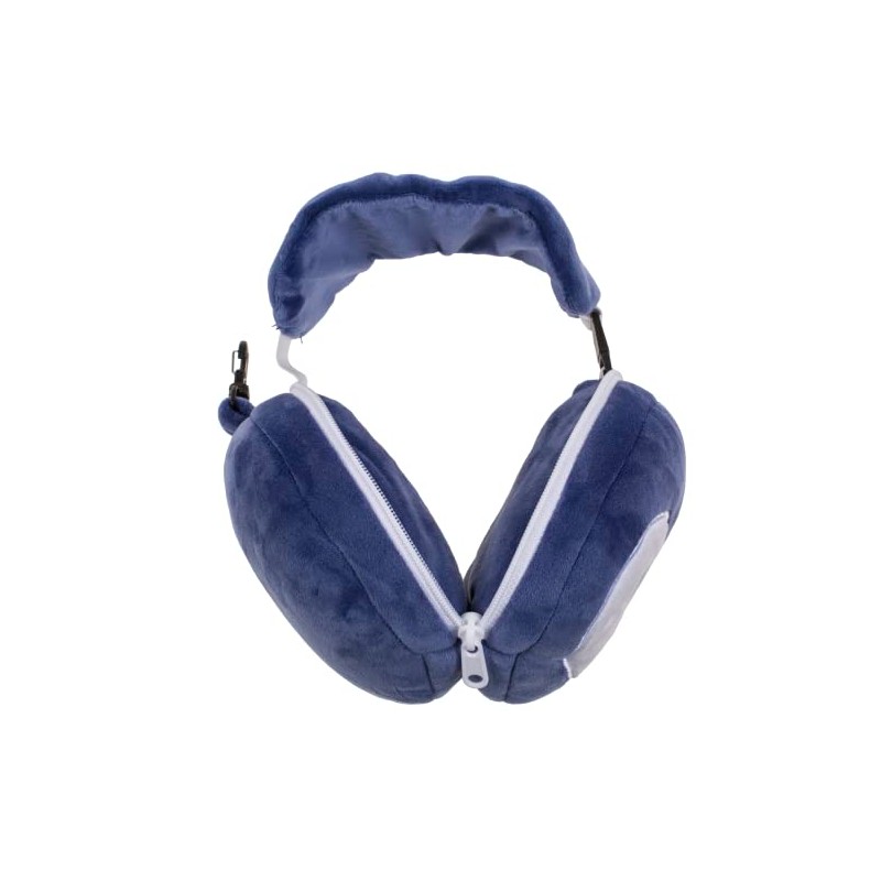 Out of the blue Plush Travel Pillow with Eye Mask