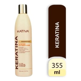 Shampoo Kativa Keratina Nutrición, Suavidad Y Brillo 355ml
