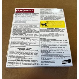 K9 Advantix Dog Flea Treatment  K9 Advantix II for XL Dogs Over 55 lb 2 monthly doses #0983