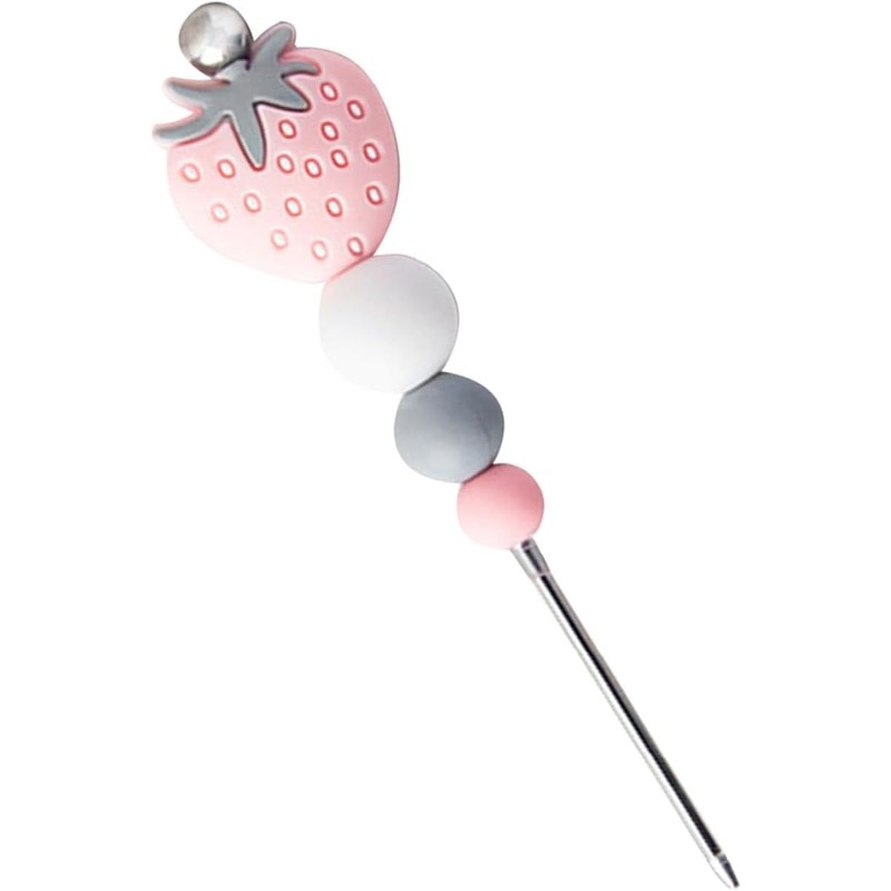 Pink Professional Pastry Scriber Needle,Cookie Biscuit Scriber Needle Strawberry Sugarcraft
