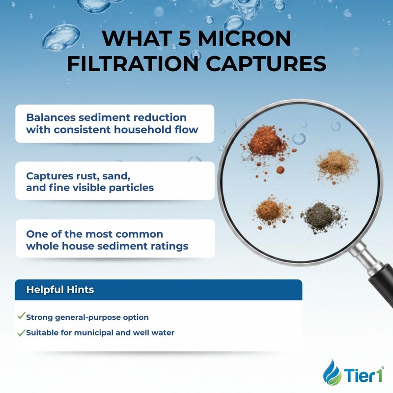 Tier1 5 Micron 6 Inch x 4.5 Inch | Under