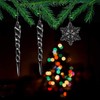 DAHI 26 x Christmas Tree Decorations Icicle Snowflake Pendant for