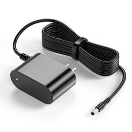 VHBW - Cargador de pistola de masaje de 27 V para imagen más nítida Powerboost 1011666 1013002 1012667 1014747 1014392 1013983 1013985 cable de alimentación inalámbrico de tela profundo de 6 pies (no