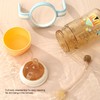 Wide Neck Sippy Straw Bottle Spill Proof Easy Grip Training