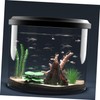 KONTONTY Lifelike Volcano Air-Stone Fish Tank Resin Decor Unique Aquarium
