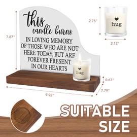 Memorial Table Sign for Wedding, Wedding Wooden Decorations for Reception, Sympathy Gift in Loving Memory Wedding Sign, Wood Welcome Rustic Wedding for Weddings Gifts Anniversaries Reunions