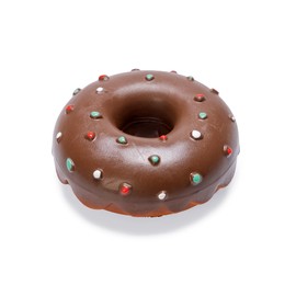 Karlie Doggy Donut Dog Toy, Latex, Brown, 12 x 12 x 5 cm