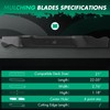 SCITOO 2pcs 21 Inches Deck Mower Blades for MTD/for Cub